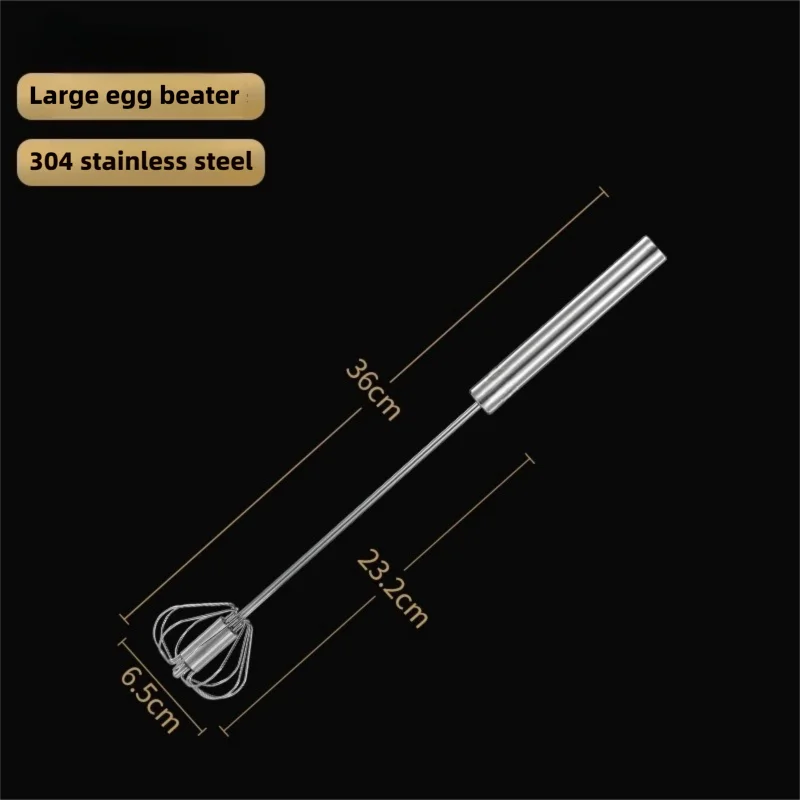 Handheld Semi Automatic Egg Blender Coffee Milk Mixer Manual Pressure Rotary Kitchen Tool Essential for Baking Cooking