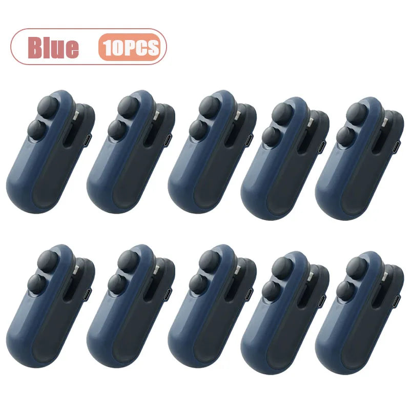 1-10PCS Snack Packaging Sealer USB Rechargeable Mini for Home Use Portable  for Outdoor Camping Travel and Food Storage