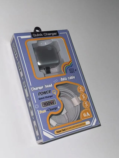 140W Smart Full Charge Self-Cut Type-C Adapter, Universal Auto Disconnect for Night Charging, Overcharge Prevention Separator