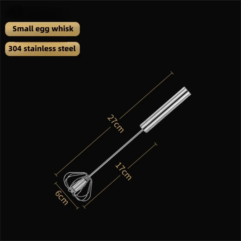 Handheld Semi Automatic Egg Blender Coffee Milk Mixer Manual Pressure Rotary Kitchen Tool Essential for Baking Cooking