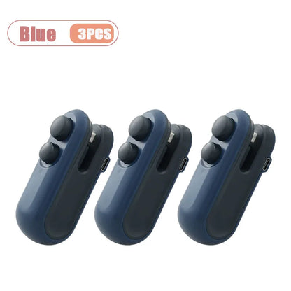 1-10PCS Snack Packaging Sealer USB Rechargeable Mini for Home Use Portable  for Outdoor Camping Travel and Food Storage