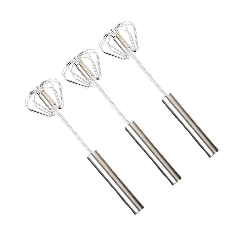 Handheld Semi Automatic Egg Blender Coffee Milk Mixer Manual Pressure Rotary Kitchen Tool Essential for Baking Cooking